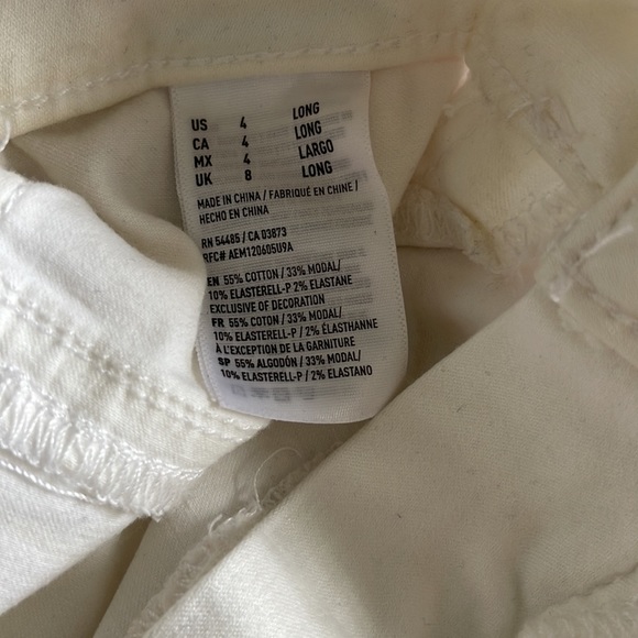 American Eagle Stretch White Jeans - Picture 4 of 6